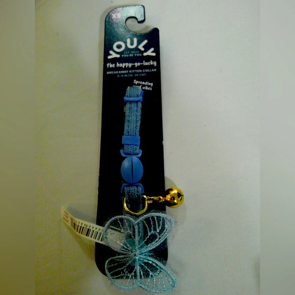 Youly the happy-go-lucky Dream Butterfly Kitten Collar (XS)